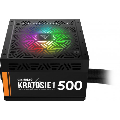 Gamdias Захранване 500W Addressable RGB - KRATOS E1-500