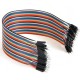 Свързващи кабели 40 броя 20 сантиметра / мъжки към мъжки