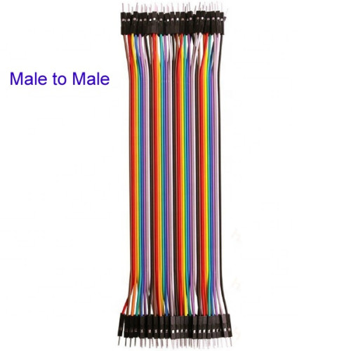 Свързващи кабели 40 броя 20 сантиметра / мъжки към мъжки