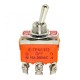 Orange SPDT 3 Terminal ON/OFF/ON Toggle Switch Waterproof Switch Hats OT8G P0.05