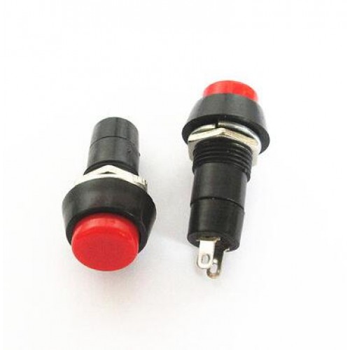 PBS-11A Round button switch Self-locking small button switch mounting hole 12MM