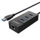 хъб USB3.0 HUB 4 port + LAN