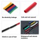 328pcs Color Heat Shrinkable Tube Suit PE Heat Shrinkable Tube Heat Shrinkable Insulating Sleeve Combination Hot Pin