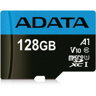 Карта памет ADATA Premier microSDXC/SDHC UHS-I Class10 128GB с адаптер Карта памет ADATA Premier microSDXC/SDHC UHS-I Class10 128GB с адаптер