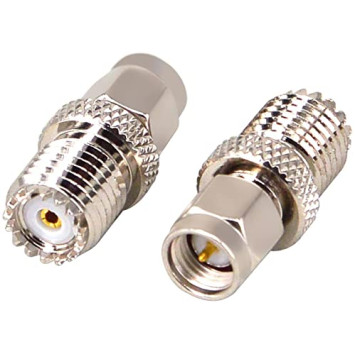 Адаптер SMA Male - Mini UHF Female Connector SMA Male - Mini UHF Female