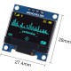 0.96 Inch 4Pin IIC I2C OLED Display Module 12864 / Yellow+Blue
