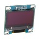 0,96 инча 4-пинов IIC I2C OLED дисплей модул 12864 / син