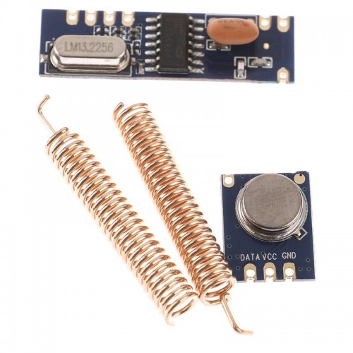 433MHz 100 Meters Wireless Module Kit ASK Transmitter STX882 + ASK Receiver SRX882 + 2Pcs Copper Spring Antenna 433MHz 100 Meters Wireless Module Kit ASK Transmitter STX882 + ASK Receiver SRX882 + 2Pcs Copper Spring Antenna