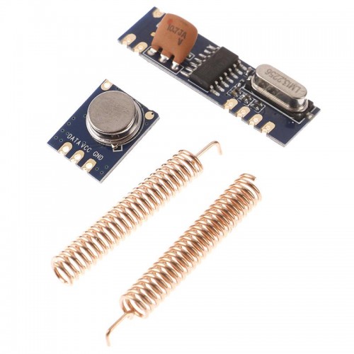 433MHz 100 Meters Wireless Module Kit ASK Transmitter STX882 + ASK Receiver SRX882 + 2Pcs Copper Spring Antenna 433MHz 100 Meters Wireless Module Kit ASK Transmitter STX882 + ASK Receiver SRX882 + 2Pcs Copper Spring Antenna