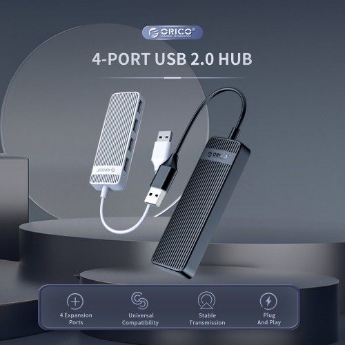 Orico USB2.0 HUB 4 port White - FL02-WH Orico USB2.0 HUB 4 port White - FL02-WH