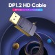 Vention Cable - Display Port v1.2 DP M / M Black 4K 1.5M