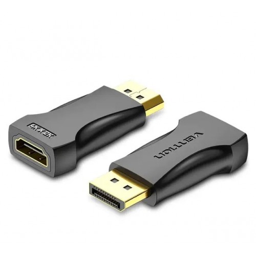 Vention Adapter DisplayPort M / HDMI F - 4K, Black - HBPB0