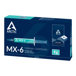 Arctic MX-6 Thermal Compound 4gr with 6pcs MX Cleaner Arctic MX-6 Thermal Compound 4gr with 6pcs MX Cleaner