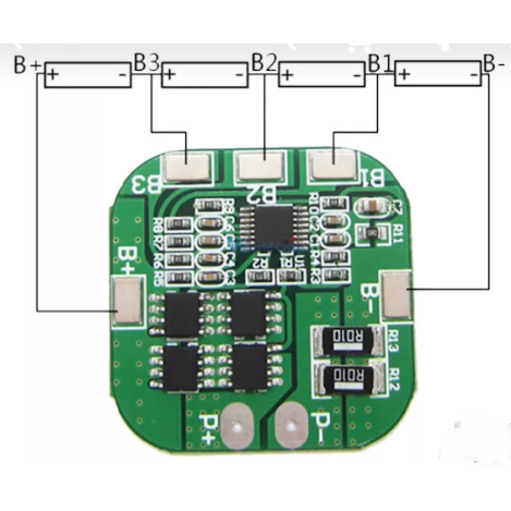 4S 20A 14.8V Li-ion Lithium 18650 Battery BMS PCM Protection PCB Board