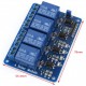 4 channel relay module with Optocoupler isolation 12V