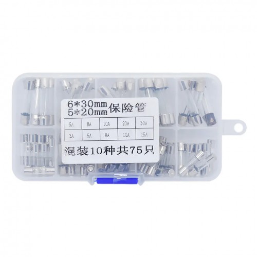 glass fuse tube 250V fuse box mixed package