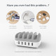 Orico Charger Station 220V - 5 x USB 40W White