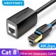 удължителен кабел Vention Cat.8 SSTP 5 метра / черен / 40Gbps