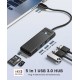 хъб Orico USB3.1 Type-C - 3 x USB3.0, SD, TF