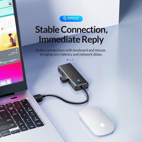 Orico HUB USB3.0 4 port Black Orico HUB USB3.0 4 port Black