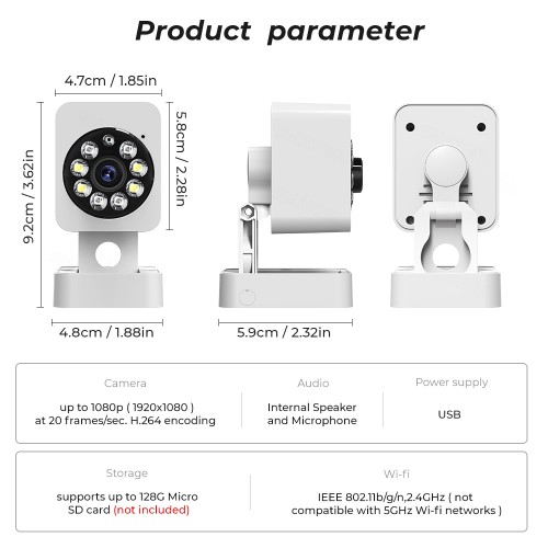 SMATRUL 1080p Camera Tuya Smart Indoor Home Security SMATRUL 1080p Camera Tuya Smart Indoor Home Security