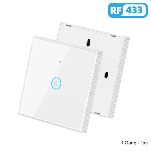 SMATRUL 1 Gang Wireless Touch Switch RF 433Mhz