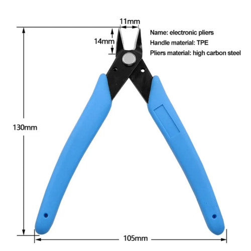 5 Inch Wire Flush Cutter Diagonal Cutting Pliers