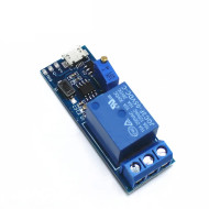 Реле с таймер за забавена активация 5V-30V Micro USB Power