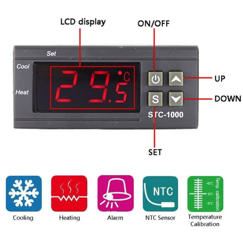Терморегулатор STC-1000 / 220V Терморегулатор STC-1000 / 220V