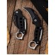 Titanium alloy handle folding knife