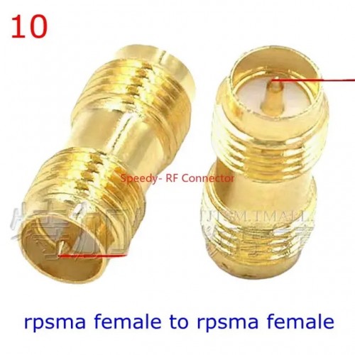 RF преходник RP SMA female - RP SMA female