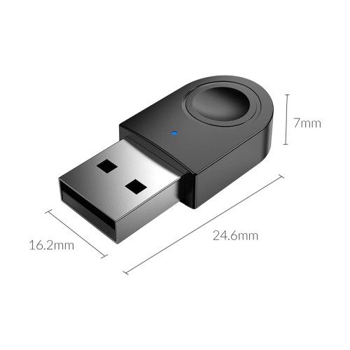 Orico Bluetooth 5.0 USB adapter, black - BTA-608-BK Orico Bluetooth 5.0 USB adapter, black - BTA-608-BK