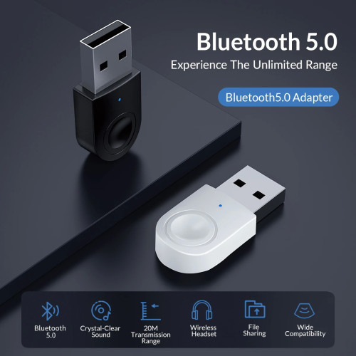 Orico Bluetooth 5.0 USB adapter, black - BTA-608-BK Orico Bluetooth 5.0 USB adapter, black - BTA-608-BK