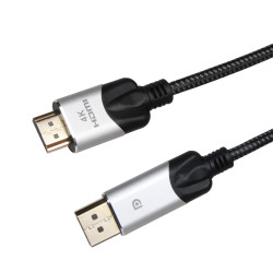 VCom Кабел Display Port M / HDMI M - 4K 60Hz - CG608M-1.8m VCom Кабел Display Port M / HDMI M - 4K 60Hz - CG608M-1.8m