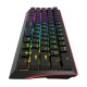 геймърска клавиатура Marvo 61 keys TKL - KG962G - RED switches, RGB