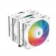 DeepCool AG620 White - Addressable RGB, Dual-Tower