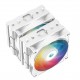 охладител DeepCool AG620 White - Addressable RGB, Dual-Tower - LGA1700/AM5