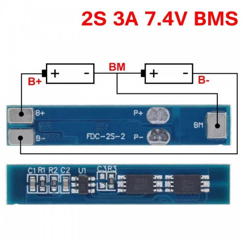 2S 3A Li-ion Lithium Battery 7.4v 8.4V 18650 Charger Protection Board