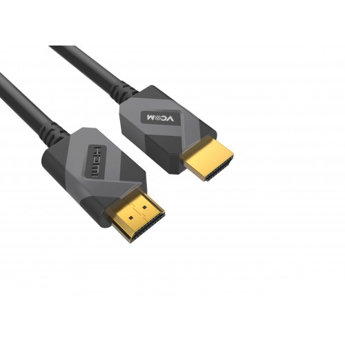 Кабел VCom HDMI v2.1 M / M - 8K Dolby Vision HDR, Black/Grey 2 метра 