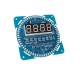 DS1302 Rotating LED Display Alarm DS18B20 Temperature DIP Creative Clock With Digital