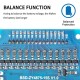 Bisida 4S 12.8V Lifpeo4 BMS 80A common port with balance line and NTC for solar energy storage battery pack