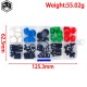 25PCS Tactile Push Button Switch Momentary 12*12*7.3MM