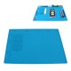 Welding Mat, Blue Corrosion Resistant Silicone Maintenance Pad