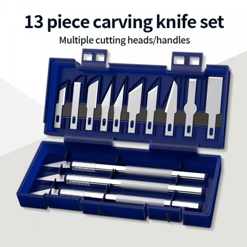 13Pcs Metal Carving Knife Pen