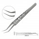 Anti-static Curved Tweezers HRC40