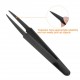 6Pcs Precision Plastic Tweezers Kit 120mm Anti-static