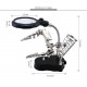 TE-801 Multi-function LED Magnifier PCB Soldering iron Stand