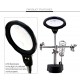 TE-801 Multi-function LED Magnifier PCB Soldering iron Stand