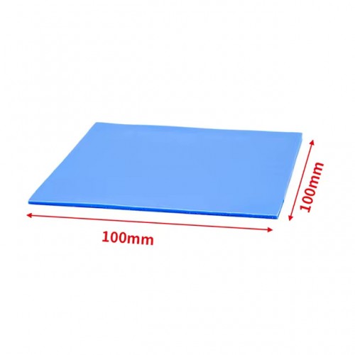 RGeek 6.0W/mK Thermal Pad GPU CPU Heatsink Cooling Conductive Silicone Pad 100x100x0.5mm