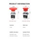 XB2-BS Mushroom Head Emergency Stop Push Button Switch Self-locking